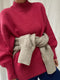 MAR jumper / highland wool / pink hibiscus