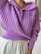 LENNY rib jumper / organic tanguis cotton / summer lilac