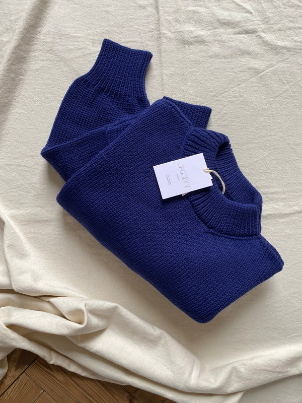 ROSINA mini jumper / highland wool / indigo