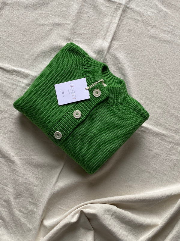 CARMEN cardigan / highland wool / lemongrass