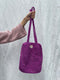 MERCADO crochet bag / organic cotton / grape