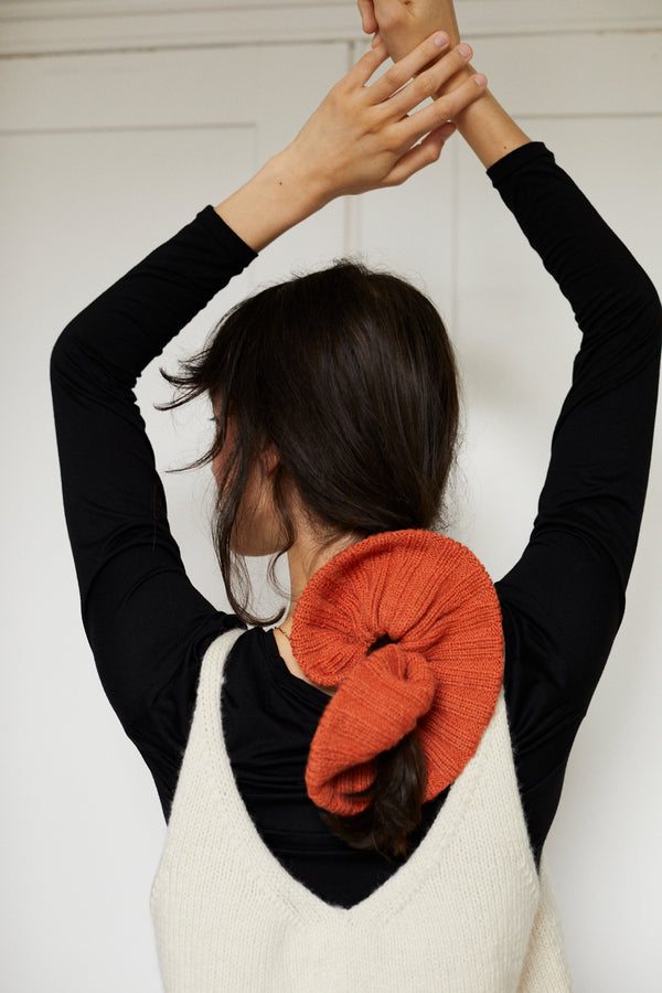 FLORES scrunchie / naranja