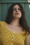 LINA vest cardigan / organic cotton / golden honey