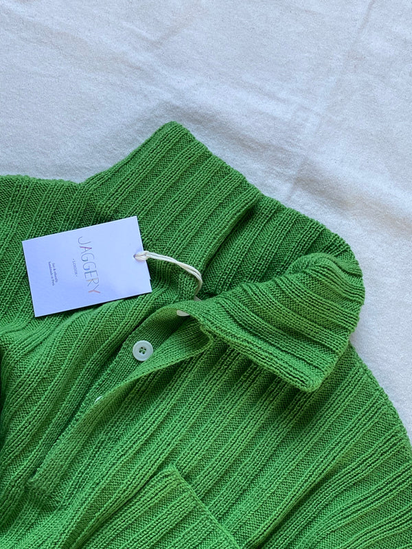 LENNY rib jumper / highland wool / lemongrass / sample / 2 sizes available