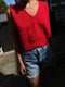 UNO vest / organic cotton / mojo rojo