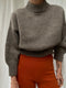 ROSINA mini jumper / highland wool / smoked amber