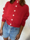 CARMEN cardigan / organic cotton / sweet paprika
