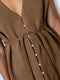 CHALECO waistcoat / organic cotton / carob