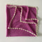 EULALIA fine knit scarf / organic cotton / dragonfruit