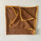 EULALIA fine knit scarf / organic cotton / caramelito