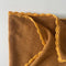 EULALIA fine knit scarf / organic cotton / caramelito