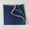 EULALIA fine knit scarf / organic cotton / midnight swim