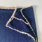 EULALIA fine knit scarf / organic cotton / midnight swim