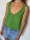SOLITO vest / organic cotton / cilantro