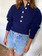 OTTA jumper / organic cotton / midnight