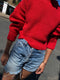 DELIA jumper / organic cotton / mojo rojo