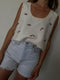 RADHA top / organic indian cotton / little planets