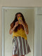 NILA mini wrap skirt / indian cotton / 90s stripes