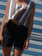 RADHA top / organic indian cotton / 90s stripes