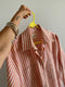 SANTIAGO big shirt / organic indian cotton / sunset