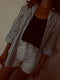 CANDELA lace vest / organic cotton / black