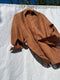 SANTIAGO big shirt / indian linen / cinnamon
