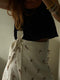 NILA mini wrap skirt / indian cotton / little planets
