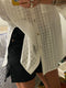SANTIAGO big shirt / organic indian cotton / crema de coco sheer chequered