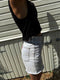 CANDELA lace vest / organic cotton / black