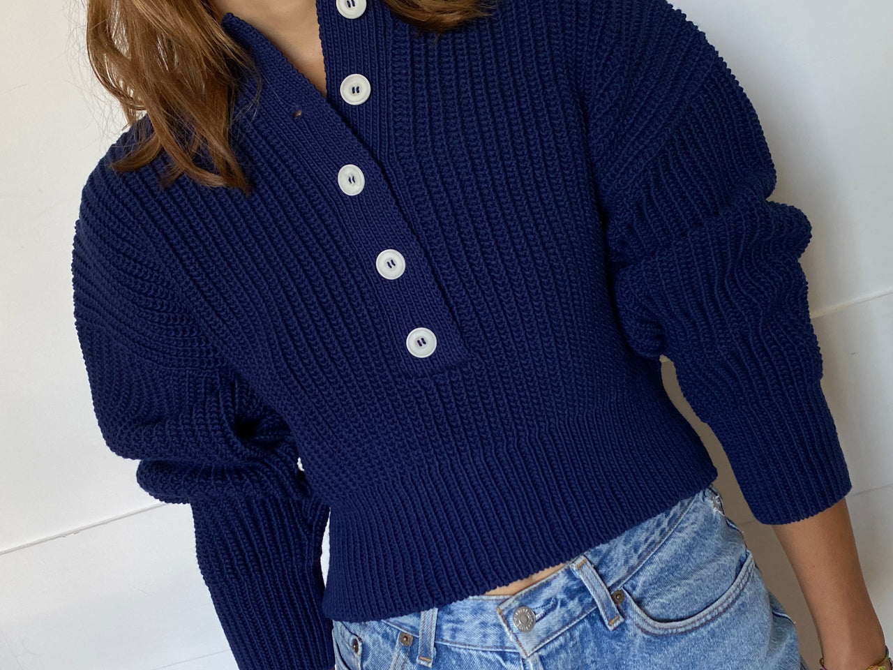 OTTA jumper / organic cotton / midnight