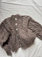 MILAGRO cardigan / highland wool / walnut