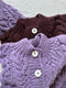 MILAGRO cardigan / highland wool / jacaranda