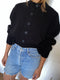 CARMEN cardigan / organic cotton / black