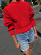 DELIA jumper / organic cotton / mojo rojo