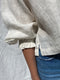 ZULEMA MINI v-neck ruffle blouse / indian linen / milk