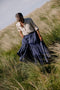 FLAMENCA skirt / indian cotton / night sky stripes
