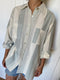 SANTIAGO big shirt / organic indian cotton / july skies