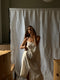 LELLA dress / indian linen / milk