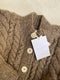 MILAGRO cardigan / highland wool / walnut / samples