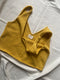 SOLITO vest / organic cotton / golden honey