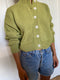 CARMEN cardigan / organic cotton / pistachio
