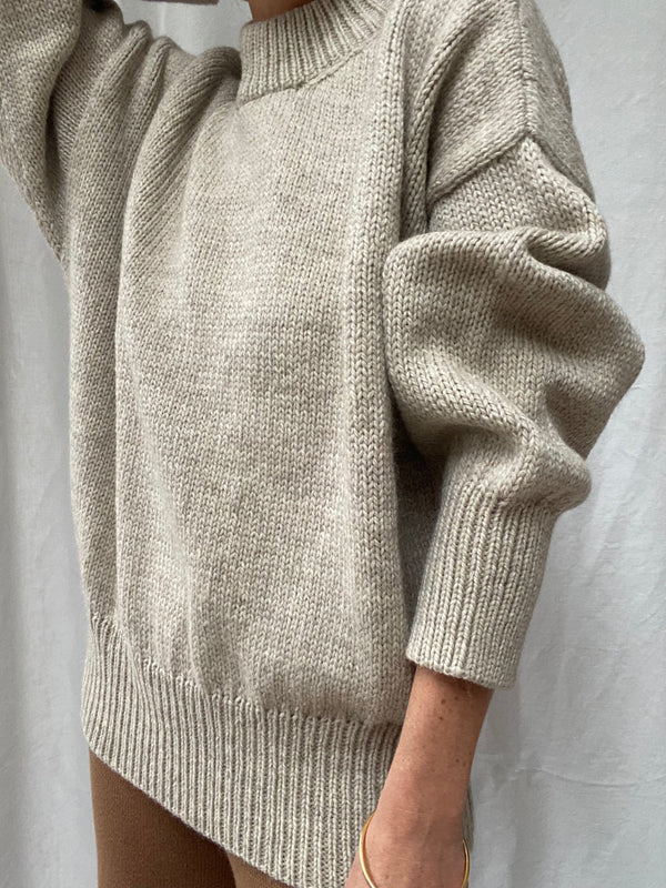 MAR jumper / highland wool / wild oat / sample / 2 sizes available
