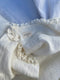 ZULEMA MINI v-neck ruffle blouse / indian linen / milk