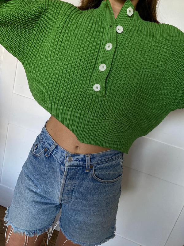 OTTA jumper / organic cotton / cilantro