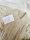MILAGRO cardigan / highland wool / milk / samples